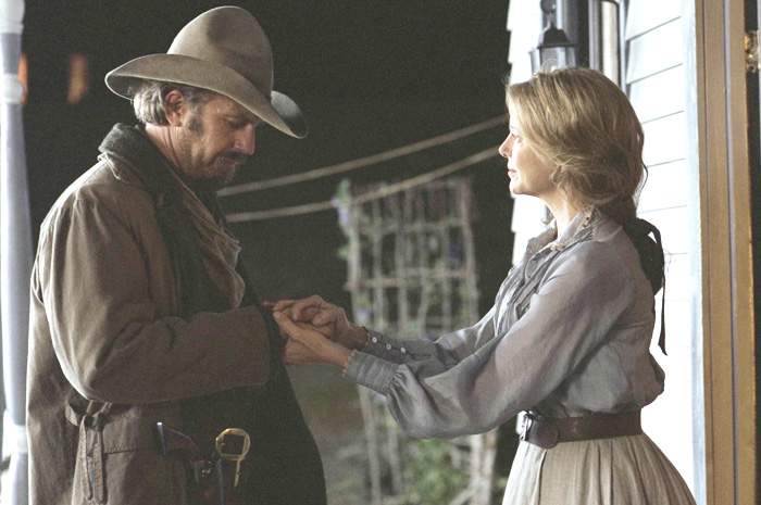 Kevin Costner and Annette Bening in Buena Vista Pictures' Open Range (2003)