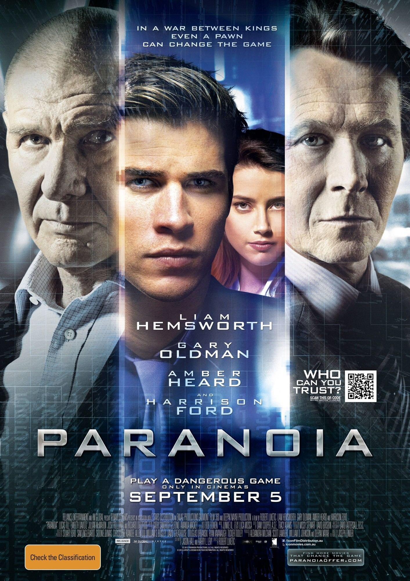 Poster of Relativity Media's Paranoia (2013)