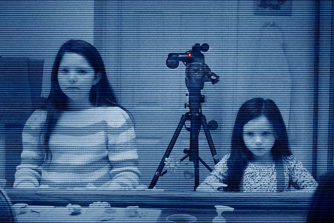 Chloe Csengery stars as Young Katie and Jessica Tyler Brown stars as Young Kristi Rey in Paramount Pictures' Paranormal Activity 3 (2011)