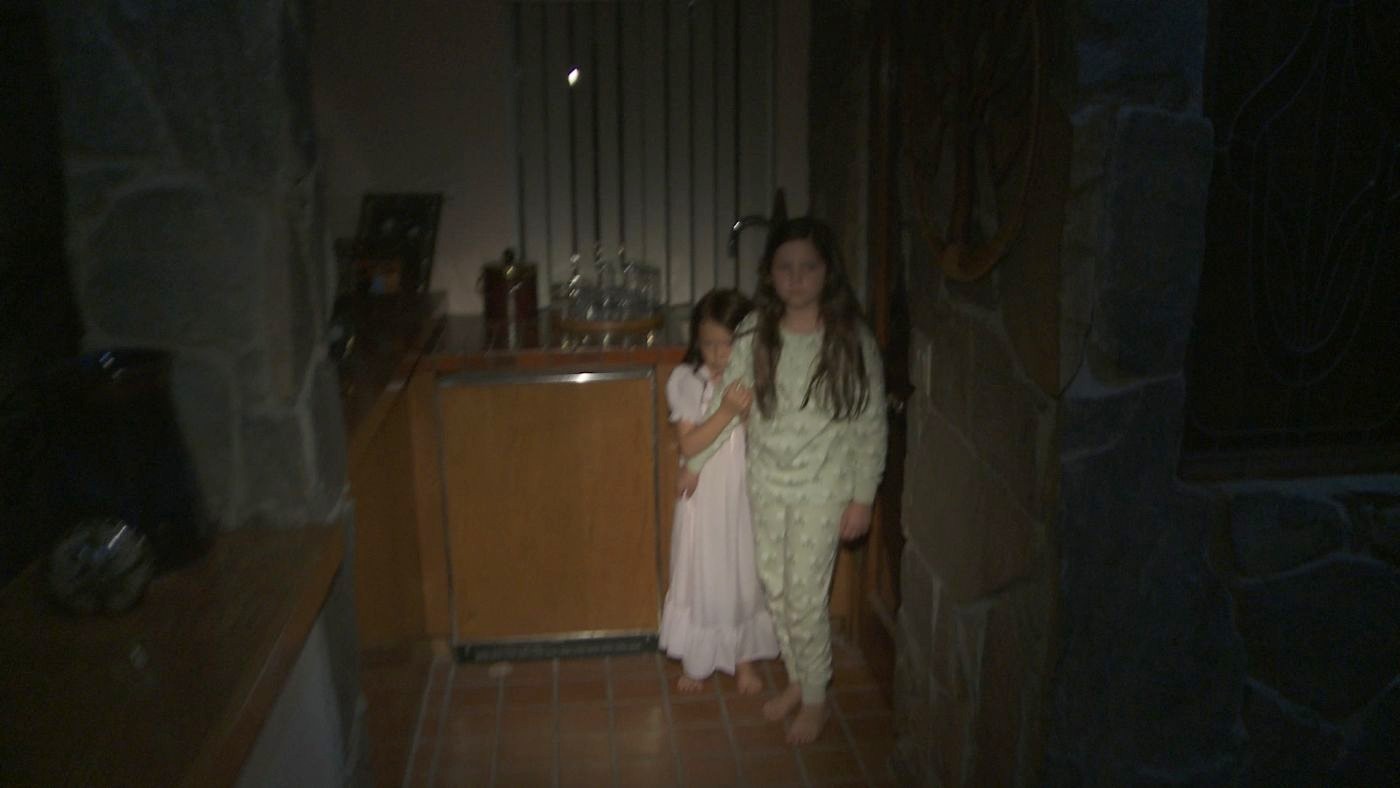 Jessica Tyler Brown stars as Young Kristi Rey and Chloe Csengery stars as Young Katie in Paramount Pictures' Paranormal Activity 3 (2011)