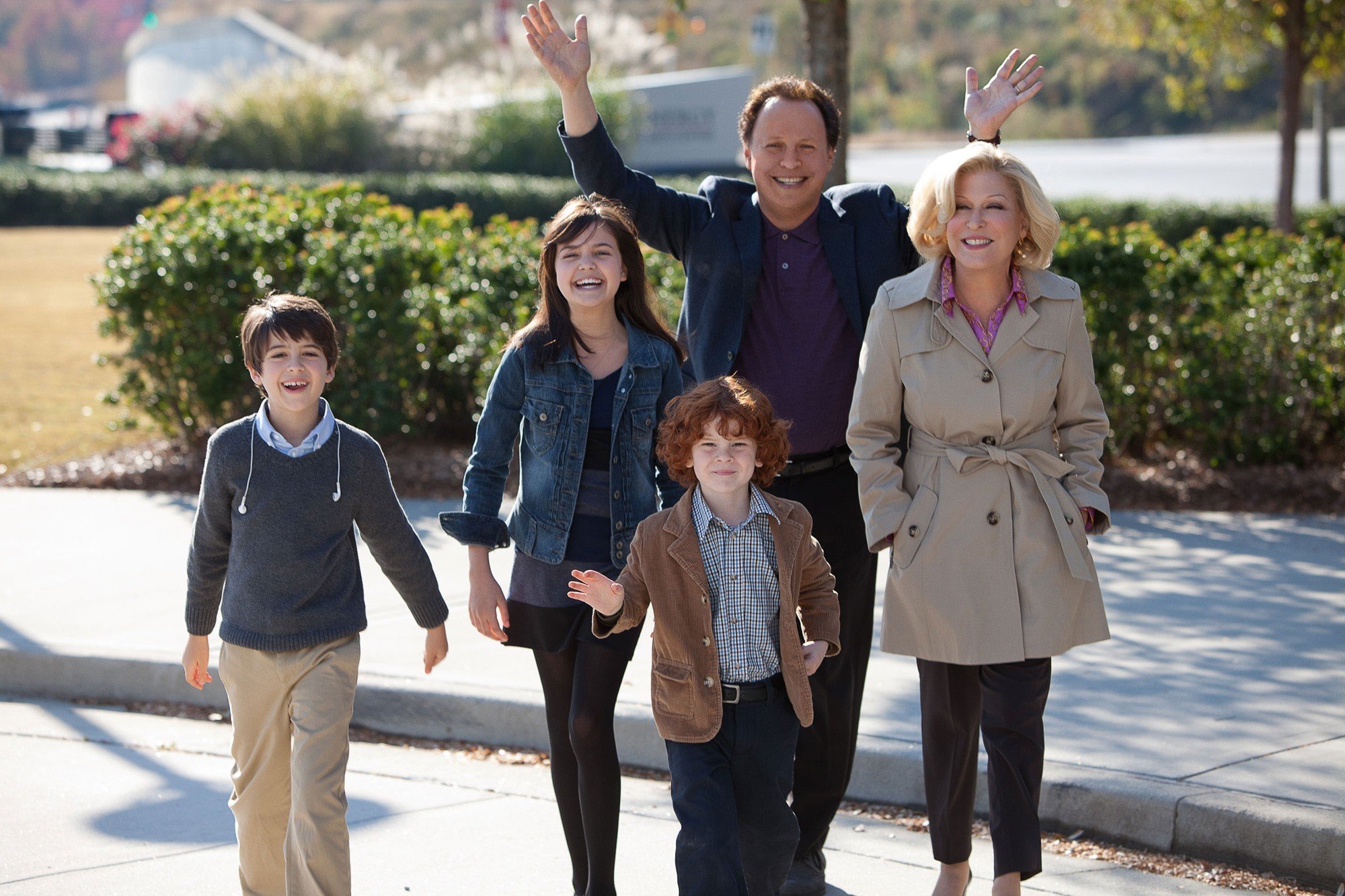 Joshua Rush, Bailee Madison, Kyle Harrison Breitkopf, Billy Crystal and Bette Midler in 20th Century Fox's Parental Guidance (2012)