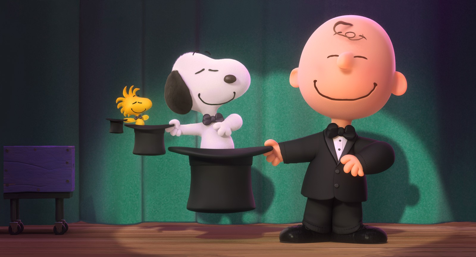 Woodstock, Snoopy and Charlie Brown from 20th Century Fox's Peanuts (2015)