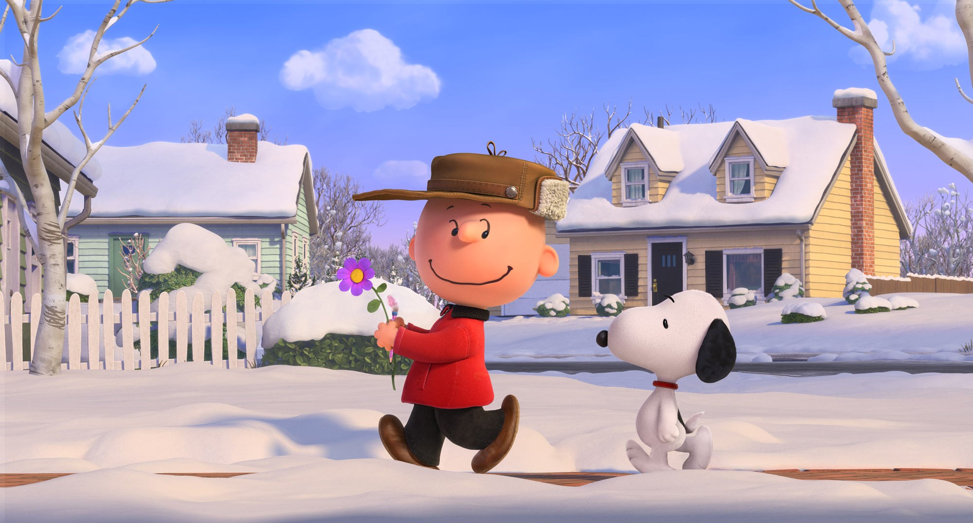 Charlie Brown and Snoopy from 20th Century Fox's Peanuts (2015)