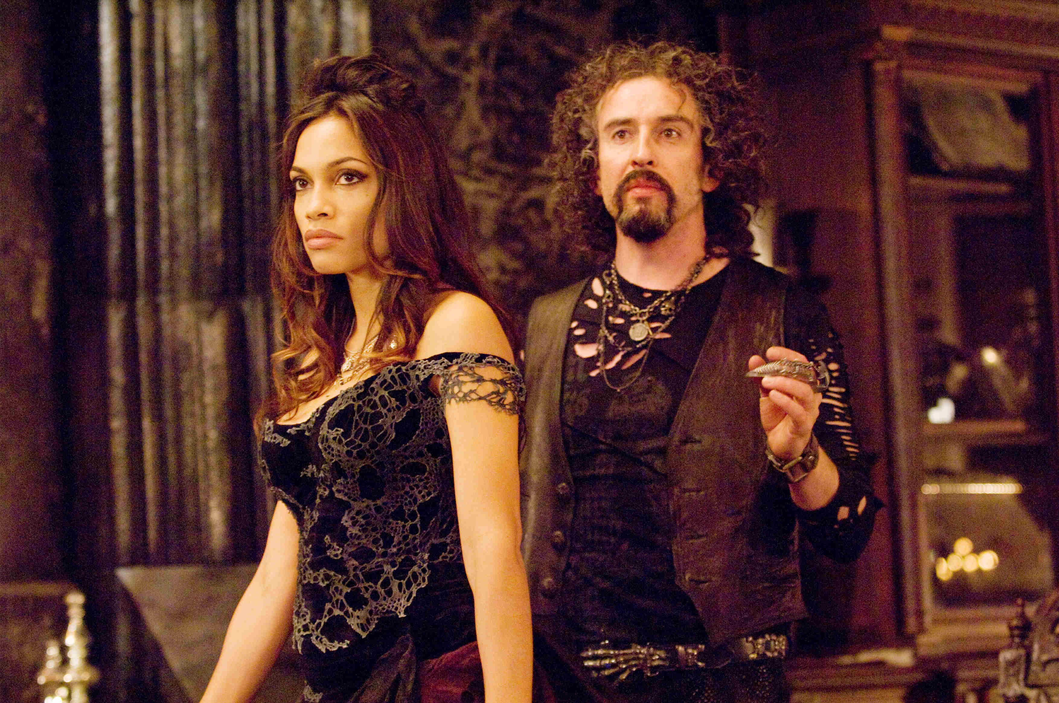 Rosario Dawson stars as Persephone and Steve Coogan stars as Hades in Fox 2000 Pictures' Percy Jackson & the Olympians: The Lightning Thief (2010)