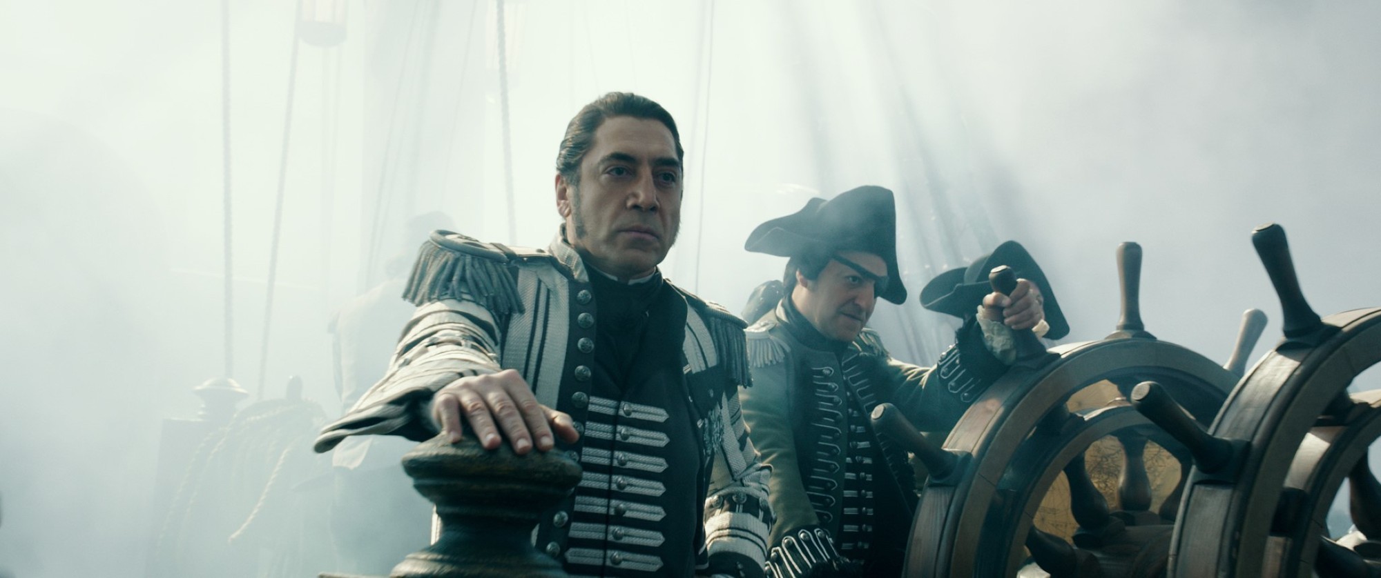 Javier Bardem stars as Captain Salazar in Walt Disney Pictures' Pirates of the Caribbean: Dead Men Tell No Tales (2017)