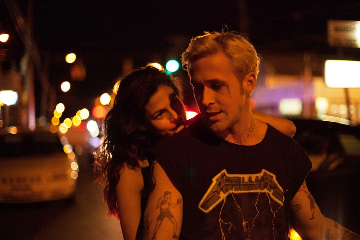 Eva Mendes stars as Romina and Ryan Gosling stars as Luke in Focus Features' The Place Beyond the Pines (2013)