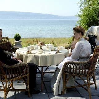 Michael Fassbender stars as Carl Jung and Sarah Gadon stars as Emma Jung in Sony Pictures Classics' A Dangerous Method (2011)