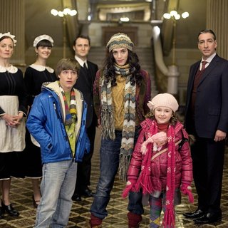 Travis Turner, Katie McGrath, Leilah de Meza and Miles Richardson in Hallmark Channel's A Princess for Christmas (2011)