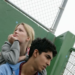 Ashley Hinshaw stars as Angelina and Dev Patel stars as Andrew in IFC Films' About Cherry (2012)
