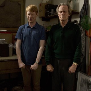 Domhnall Gleeson stars as Tim and Bill Nighy stars as Dad in Universal Pictures' About Time (2013)
