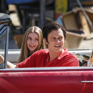 Eleanor Worthington Cox (Boogie) and Johnny Knoxville in Paramount Pictures' Action Point (2018)