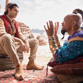 Mena Massoud stars as Aladdin and Will Smith stars as Genie in Walt Disney Pictures' Aladdin (2019)
