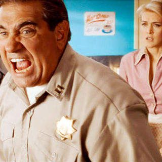 Dan Lauria stars as Chief Dawson and Jenni Baird stars as Tammy in Roadside Attractions' Alien Trespass (2009)