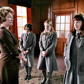 Emma Thompson, Ellie Kendrick, Amanda Fairbank-Hynes and Carey Mulligan in Sony Pictures Classics' An Education (2009). Photo credit by Kerry Brown.