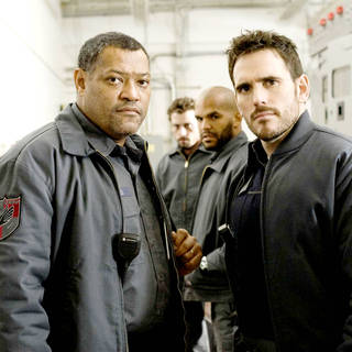Laurence Fishburne stars as Baines and Matt Dillon stars as Mike Cochrone in Screen Gems' Armored (2009)
