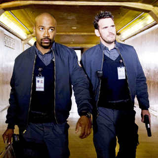 Columbus Short stars as Ty Hackett and Matt Dillon stars as Mike Cochrone in Screen Gems' Armored (2009)