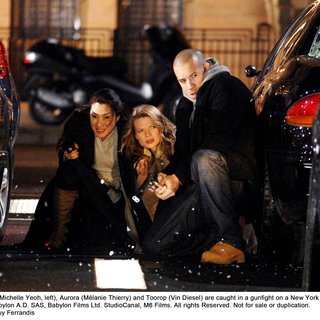 Michelle Yeoh, Melanie Thierry and Vin Diesel in The 20th Century Fox's Babylon A.D. (2008). Photo credit by Guy Ferrandis.