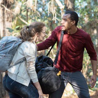 Willa Fitzgerald stars as Lynn and Jacob Artist stars as Jeff in Saban Films' Blood Money (2017)
