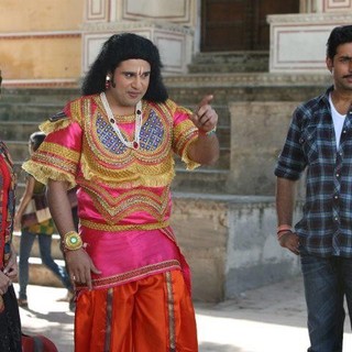 Asin, Krushna Abhishek and Ajay Devgan in FIP's Bol Bachchan (2012)