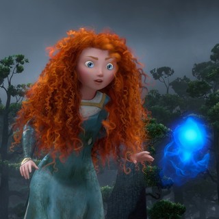 Princess Merida and The Wisps of Walt Disney Pictures' Brave (2012)