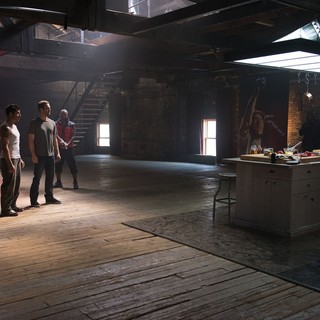 Gouchy Boy, David Belle, Paul Walker and RZA in Relativity Media's Brick Mansions (2014)
