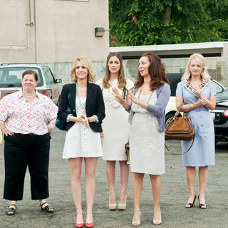 Ellie Kemper, Melissa McCarthy, Kristen Wiig, Rose Byrne, Maya Rudolph and Wendi McLendon-Covey in Universal Pictures' Bridesmaids (2011)