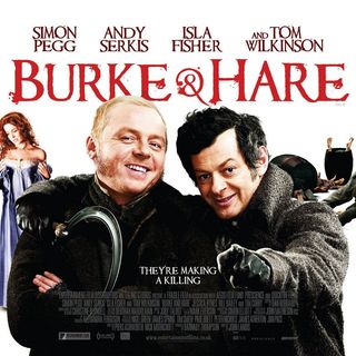 Isla Fisher, Simon Pegg and Andy Serkis in IFC Films' Burke and Hare (2011)