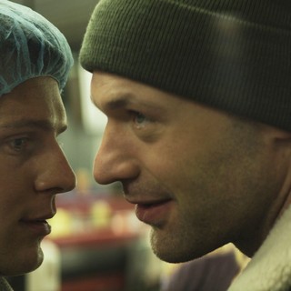 Jonathan Groff stars as Samuel and Corey Stoll stars as Curly in Screen Media Films' C.O.G. (2013). Photo credit by David King.