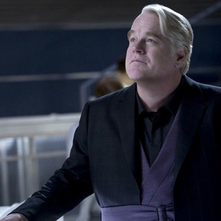 Philip Seymour Hoffman	 stars as Plutarch Heavensbee in Lionsgate Films' The Hunger Games: Catching Fire (2013)