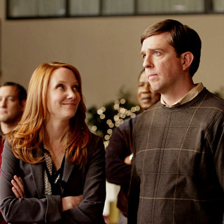 Anne Heche stars as Joan Ostrowski-Fox and Ed Helms stars as Tim Lippe in Fox Searchlight Pictures' Cedar Rapids (2011)