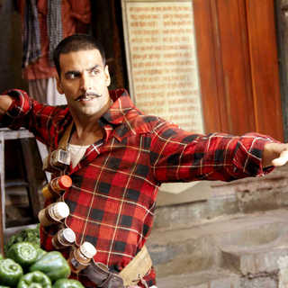Akshay Kumar stars as Sidhu in Warner Bros. Pictures' Chandni Chowk to China (2009). Photo credit by Sheena Sippy.