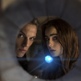 Jamie Campbell Bower stars as Jace Wayland and Lily Collins stars as Clary Fray in Screen Gems' The Mortal Instruments: City of Bones (2013). Photo credit by Rafy.