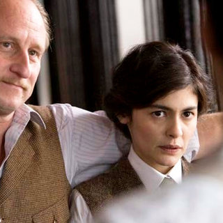 Benoit Poelvoorde stars as Etienne Balsan and Audrey Tautou stars as Coco Chanel in Sony Pictures Classics' Coco Before Chanel (2009)