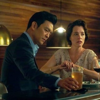 John Cho (Jin) and Parker Posey in Superlative Films' Columbus (2017)