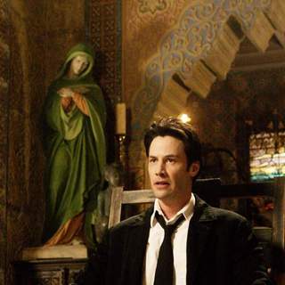 Keanu Reeves as John Constantine in Warner Bros' 