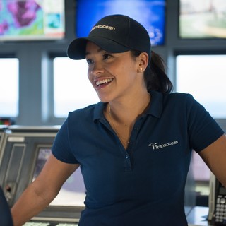 Gina Rodriguez stars as Andrea Fleytas in Lionsgate Films' Deepwater Horizon (2016)