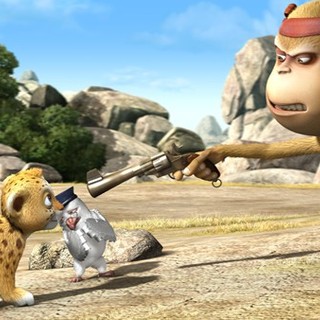 Yuvi the Cub, Hawa Hawai the Pigeon and Bajrangi the Monkey from Applied Art Productions' Delhi Safari (2012)
