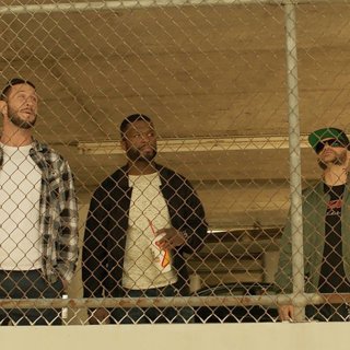 Pablo Schreiber, 50 Cent, Evan Jones and O'Shea Jackson Jr. in STX Entertainment's Den of Thieves (2018)