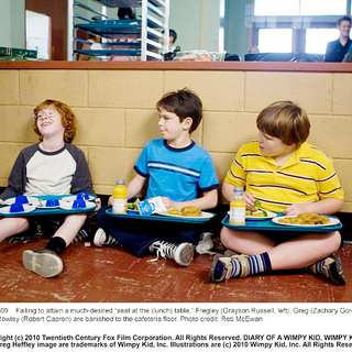 Grayson Russell, Zachary Gordon and Robert Capron in 20th Century Fox's Diary of a Wimpy Kid (2010). Photo credit by Rob McEwan.