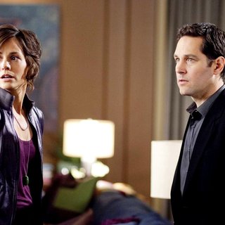 Stephanie Szostak stars as Julie and Paul Rudd stars as Tim Conrad in Paramount Pictures' Dinner for Schmucks (2010). Photo by Merie Weismiller Wallace