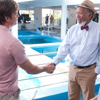Harry Connick Jr., Morgan Freeman and Nathan Gamble in Warner Bros. Pictures' Dolphin Tale (2011)
