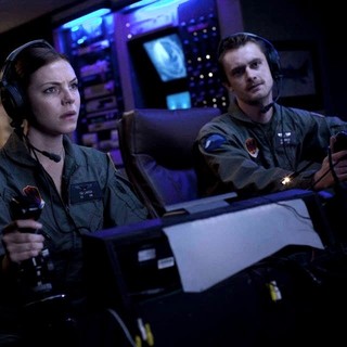 Eloise Mumford stars as Sue Lawson and Matt O'Leary stars as Jack Bowles in Phase 4 Films' Drones (2014)