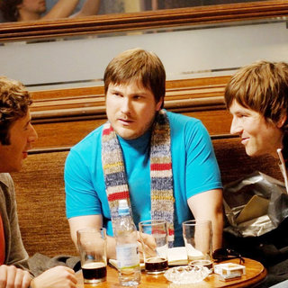 Chris O'Dowd, Marc Wootton and Dean Lennox Kelly in Picturehouse Entertainment's Frequently Asked Questions About Time Travel (2009)
