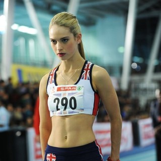 Lily James stars as Lisa Temple in StudioCanal's Fast Girls (2012)