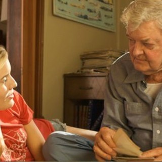 Maggie Grace (stars as Sophie Conway) and Hal Holbrook in New Films Cinema's Flying Lessons (2012)