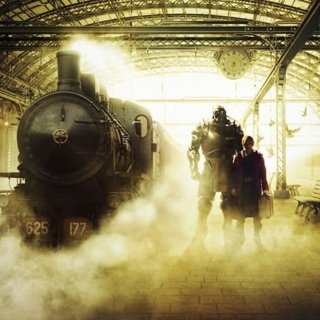 Alphonse Elric and Ryosuke Yamada (Edward Elric) in Warner Bros. Pictures' Fullmetal Alchemist (2017)