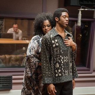 Jill Scott and Chadwick Boseman (stars as James Brown) in Universal Pictures' Get on Up (2014)