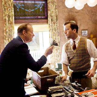 Bill Murray (Frank Quinn) and Lucas Black in Sony Pictures Classics' Get Low (2010). Photo credit by Sam Emerson.