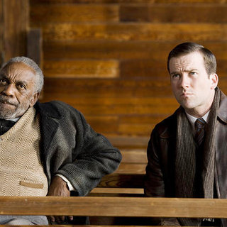 Lucas Black stars as Buddy and Bill Cobbs stars as Rev. Charlie Jackson in Sony Pictures Classics' Get Low (2010). Photo credit by Sam Emerson.