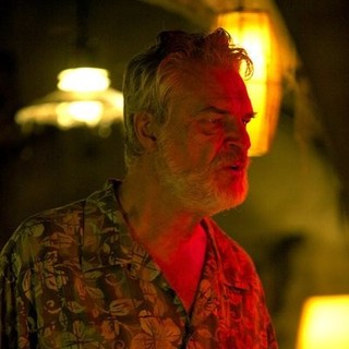 Richard Moll stars as Finch in Syfy's Ghost Shark (2013)